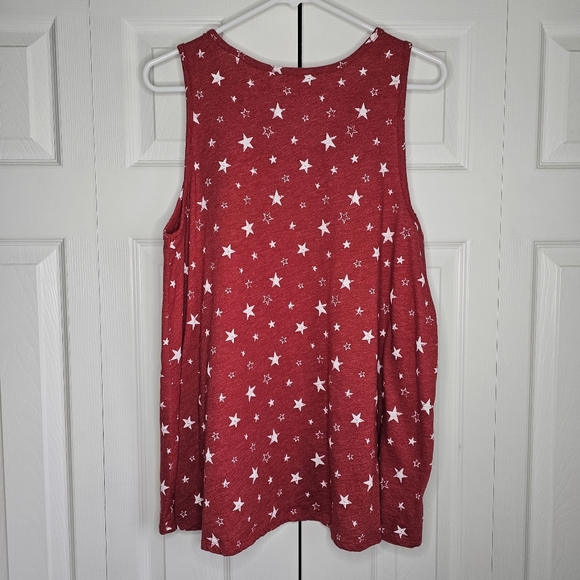 Sonoma Red Stars Tank Top Sz xl - Picture 7 of 10